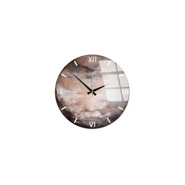Wallity Reloj de Pared Decorativo de Cristal 40 x 40 cm